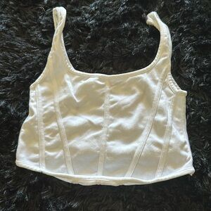 White Corset Top